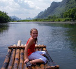 Bamboo Drifting in Guilin Li River