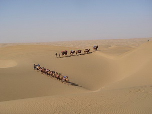 Trek Taklamakan Desert,Xinjiang