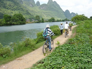 Biking Tour in Scenic Yangshuo,Guilin,China