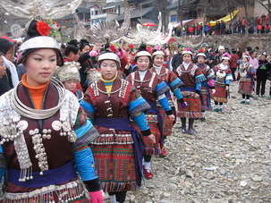 Lusheng Festivals at Gulong,Guizhou
