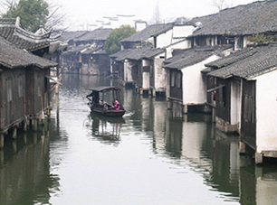 Ancient Water Town Wuzhen near Hangzhou