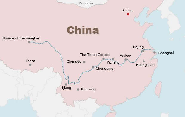 Yangtze River Map