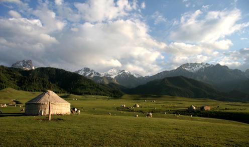 Tajik Village near Karakul Lake