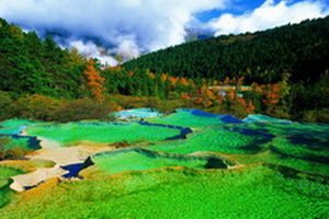 Huanglong National Park,Sichuan,China